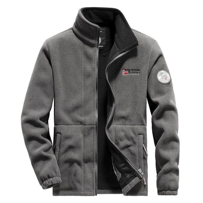 High Collar Fleece Jacket