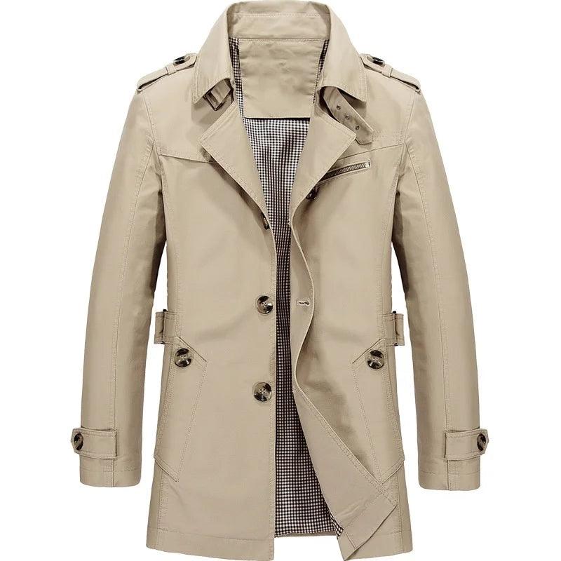 Lapel Trench Coat