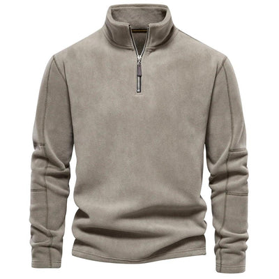 Half-Zipped Fleece Sweater