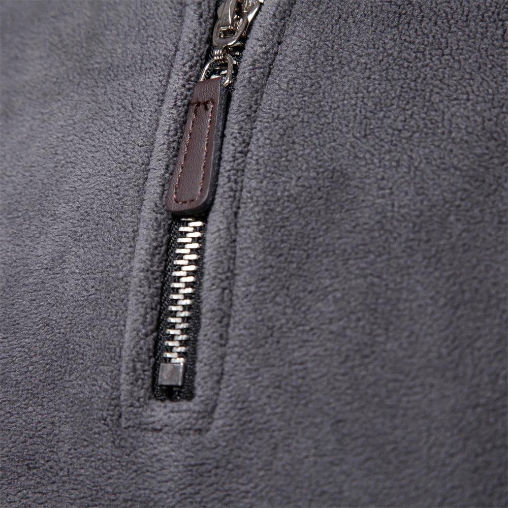 Half-Zipped Fleece Sweater