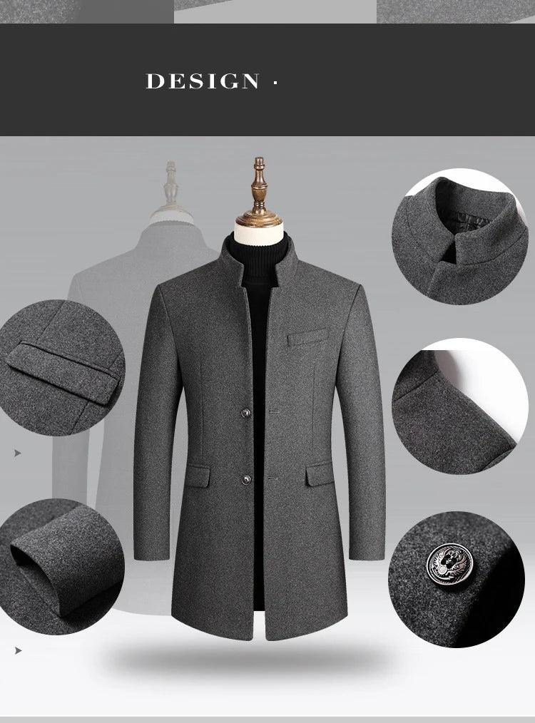 Streamlined Elegance Overcoat