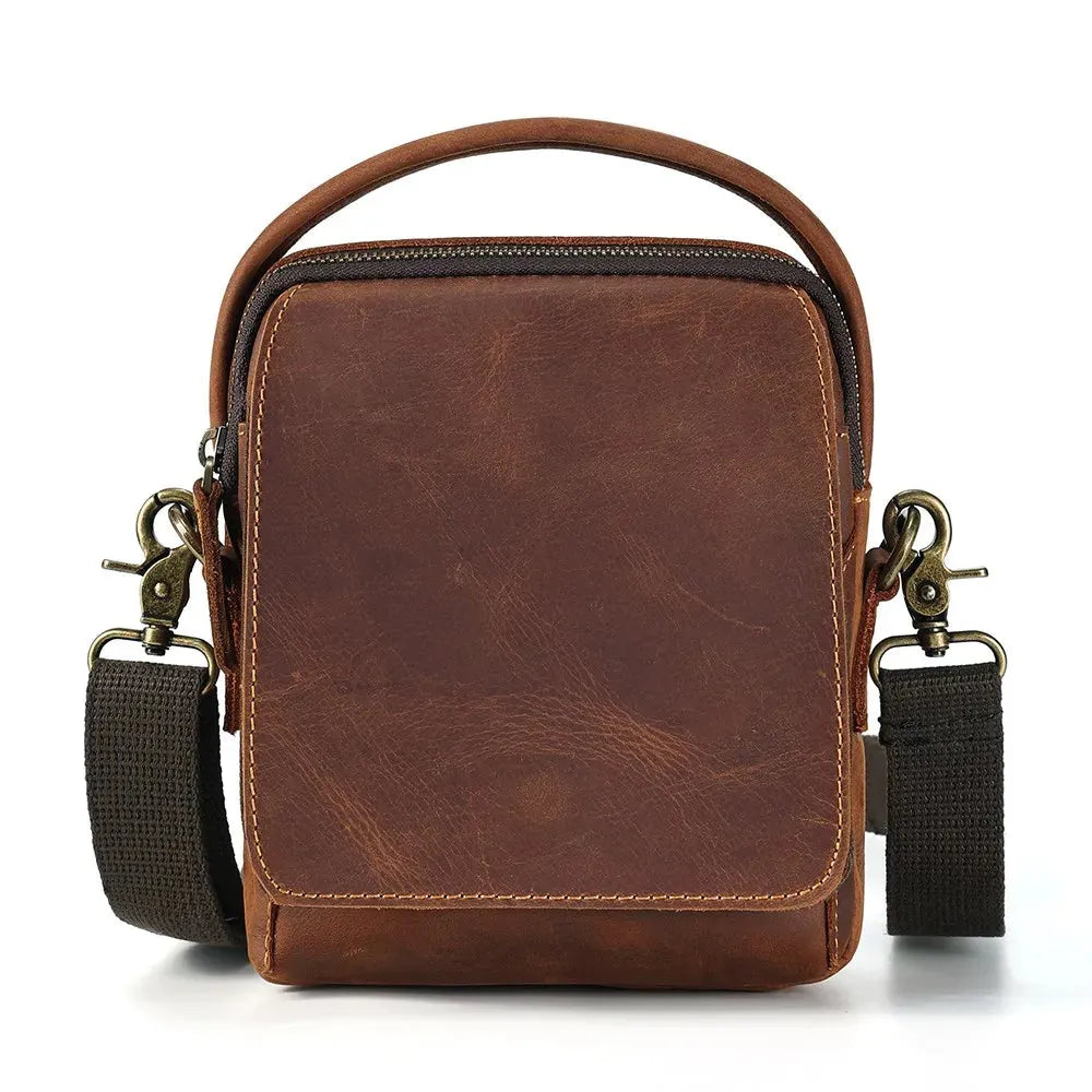 Versatile Leather Crossbody Bag