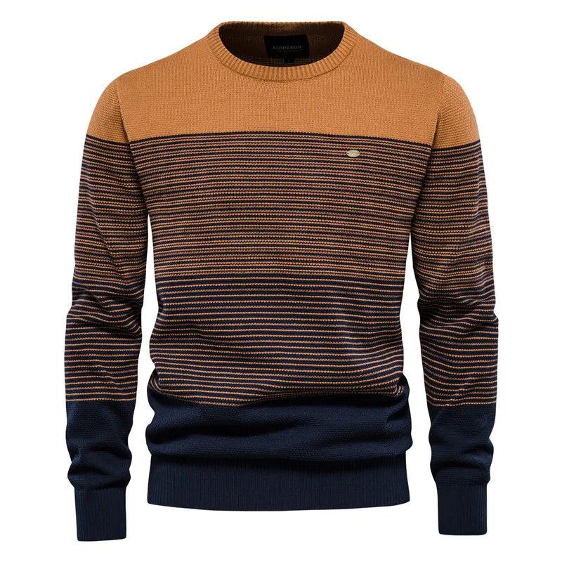 Striped Crew Neck Sweater