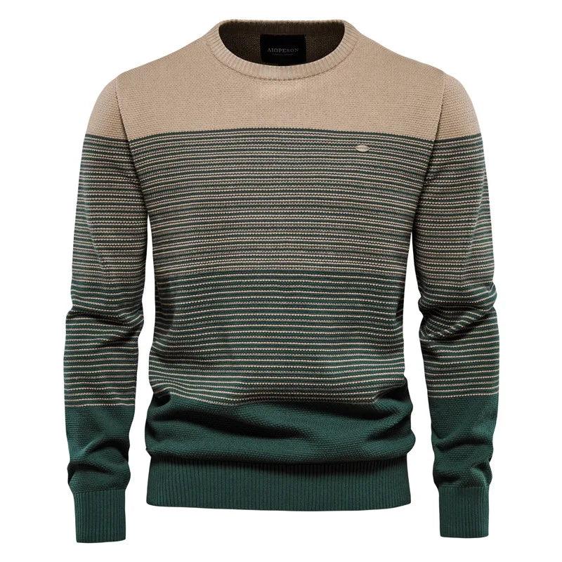 Striped Crew Neck Sweater