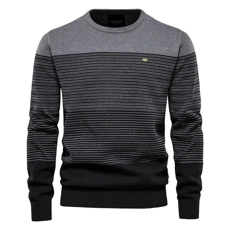 Striped Crew Neck Sweater