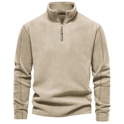 Half-Zipped Fleece Sweater