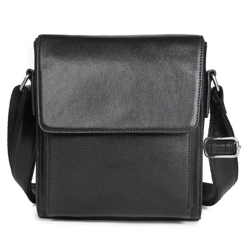 Structured Leather Shoulder Bag