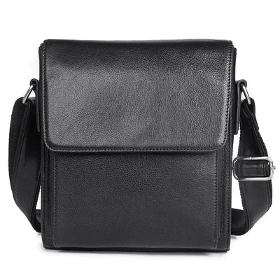 Structured Leather Shoulder Bag