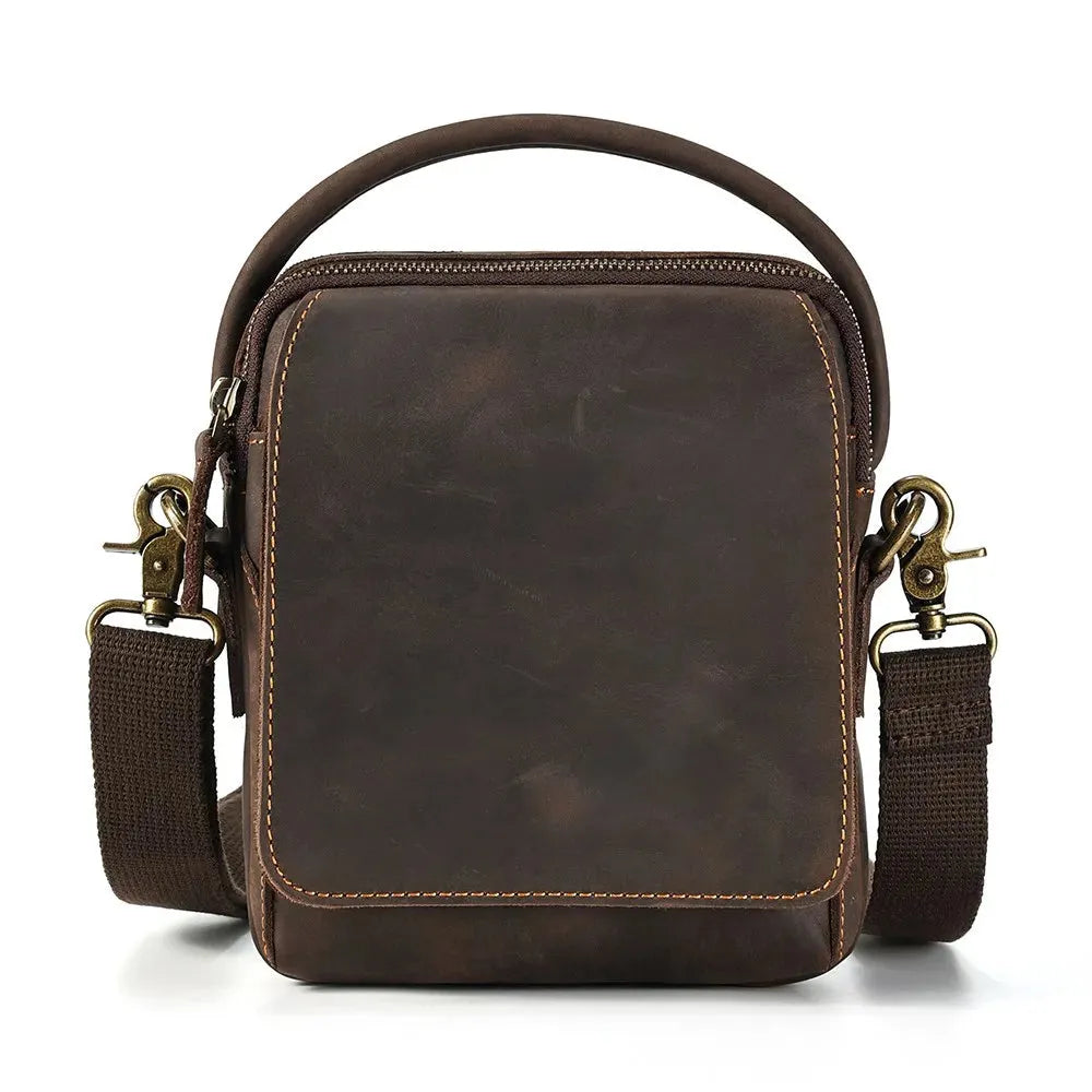 Versatile Leather Crossbody Bag