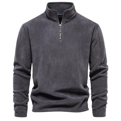 Half-Zipped Fleece Sweater