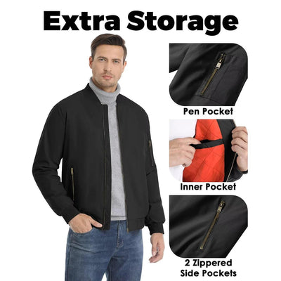 Sleek Tech Bomber Jacket